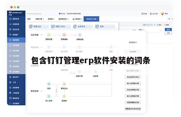 包含钉钉管理erp软件安装的词条