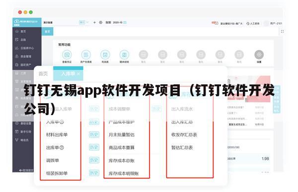 钉钉无锡app软件开发项目（钉钉软件开发公司）