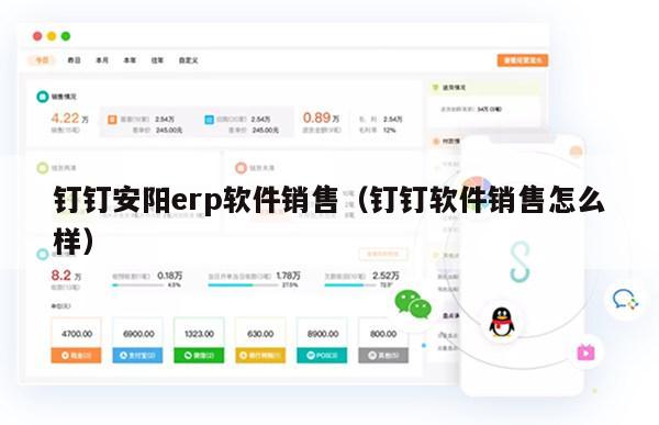 钉钉安阳erp软件销售（钉钉软件销售怎么样）