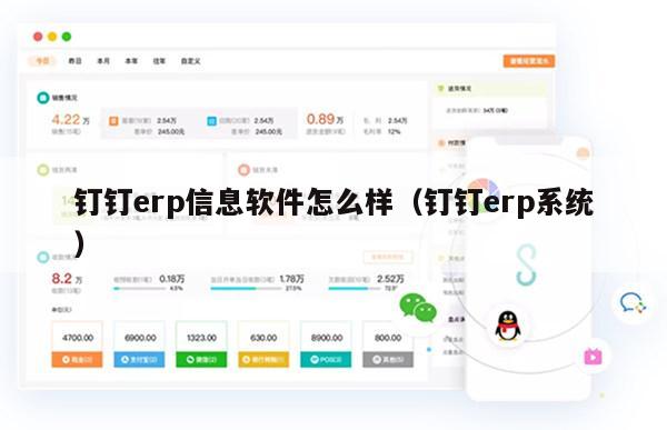 钉钉erp信息软件怎么样（钉钉erp系统）