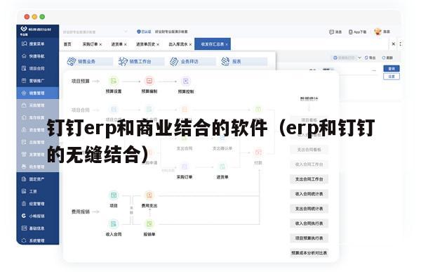 钉钉erp和商业结合的软件（erp和钉钉的无缝结合）