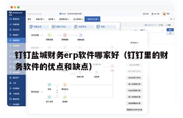 钉钉盐城财务erp软件哪家好（钉钉里的财务软件的优点和缺点）
