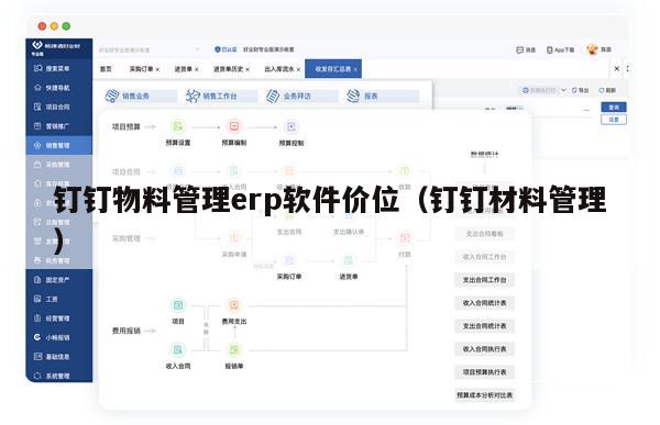 钉钉物料管理erp软件价位（钉钉材料管理）