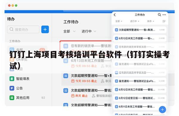 钉钉上海项目考核培训平台软件（钉钉实操考试）