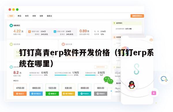 钉钉高青erp软件开发价格（钉钉erp系统在哪里）