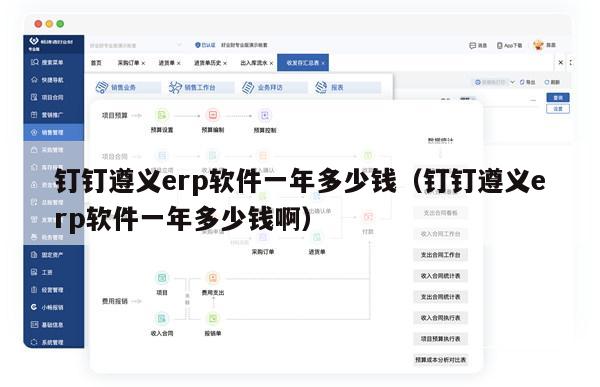钉钉遵义erp软件一年多少钱（钉钉遵义erp软件一年多少钱啊）