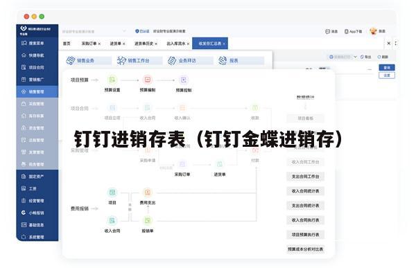 钉钉进销存表（钉钉金蝶进销存）