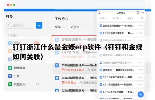 钉钉浙江什么是金蝶erp软件（钉钉和金蝶如何关联）
