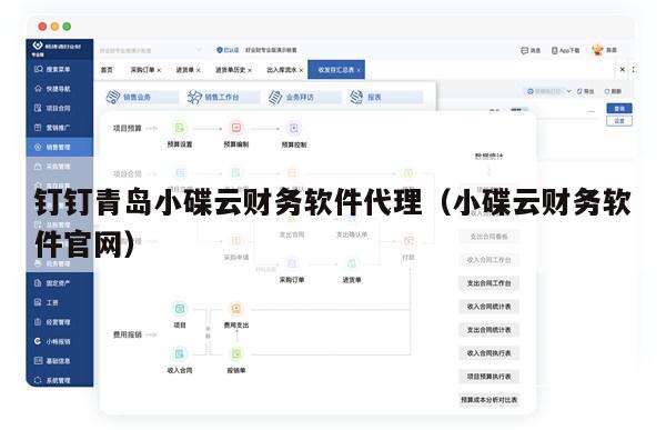 钉钉青岛小碟云财务软件代理（小碟云财务软件官网）