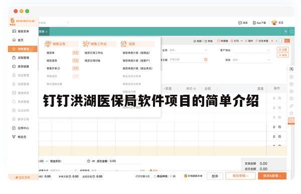 钉钉洪湖医保局软件项目的简单介绍