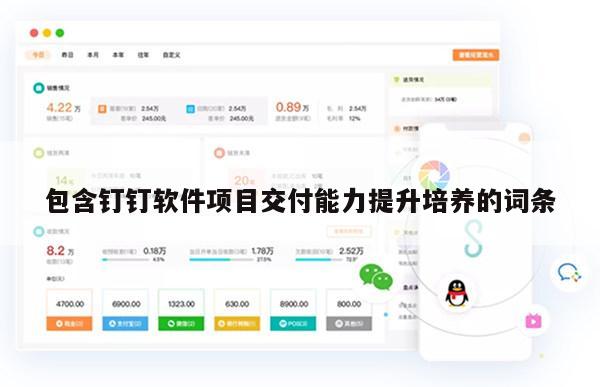 包含钉钉软件项目交付能力提升培养的词条