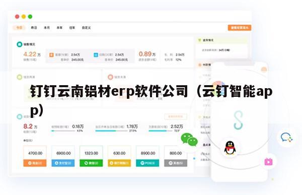 钉钉云南铝材erp软件公司（云钉智能app）