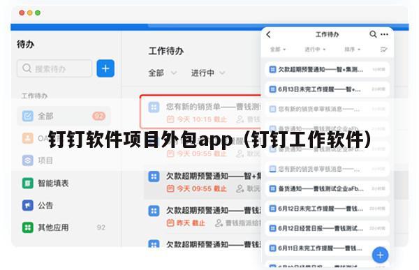 钉钉软件项目外包app（钉钉工作软件）