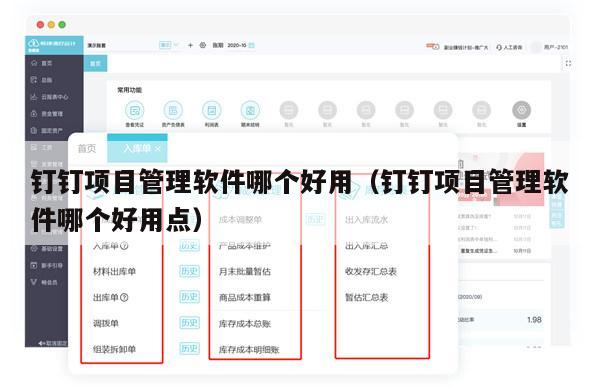 钉钉项目管理软件哪个好用（钉钉项目管理软件哪个好用点）