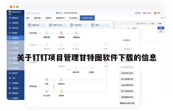 关于钉钉项目管理甘特图软件下载的信息