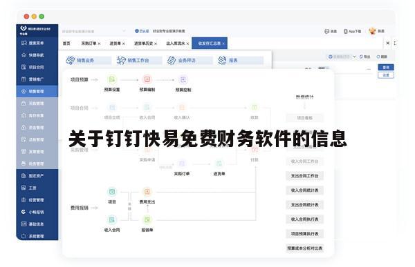 关于钉钉快易免费财务软件的信息