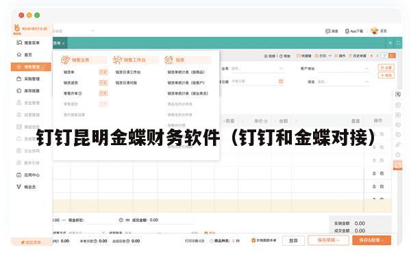 钉钉昆明金蝶财务软件（钉钉和金蝶对接）