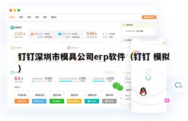 钉钉深圳市模具公司erp软件（钉钉 模拟）