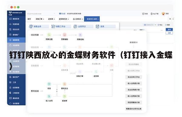 钉钉陕西放心的金蝶财务软件（钉钉接入金蝶）
