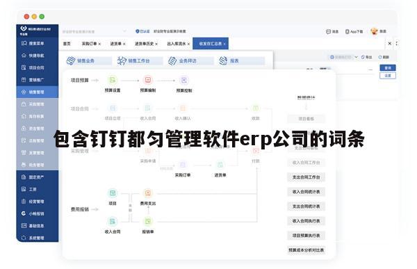 包含钉钉都匀管理软件erp公司的词条