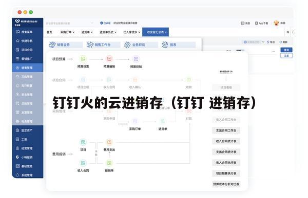 钉钉火的云进销存（钉钉 进销存）