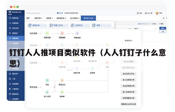 钉钉人人推项目类似软件（人人钉钉子什么意思）