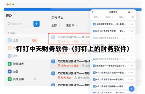 钉钉中天财务软件（钉钉上的财务软件）