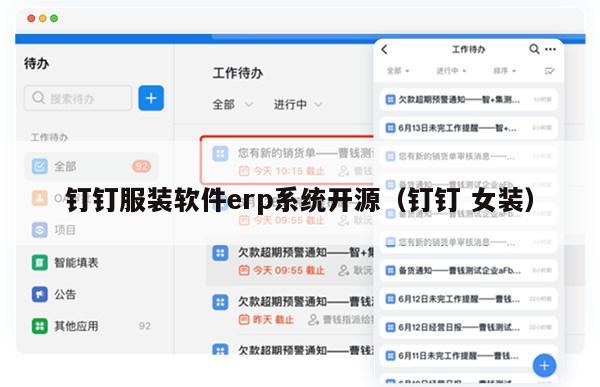 钉钉服装软件erp系统开源（钉钉 女装）