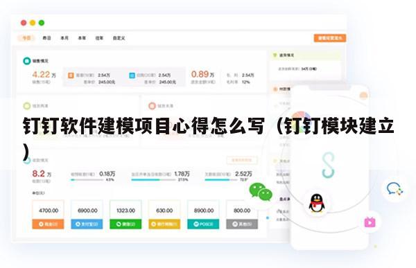 钉钉软件建模项目心得怎么写（钉钉模块建立）
