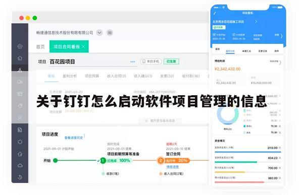 关于钉钉怎么启动软件项目管理的信息