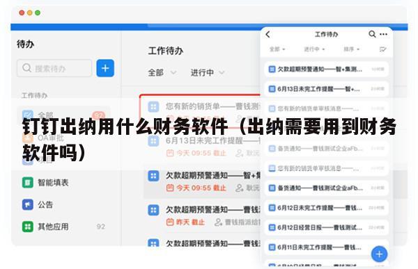钉钉出纳用什么财务软件（出纳需要用到财务软件吗）