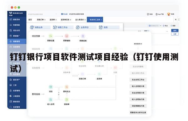 钉钉银行项目软件测试项目经验（钉钉使用测试）