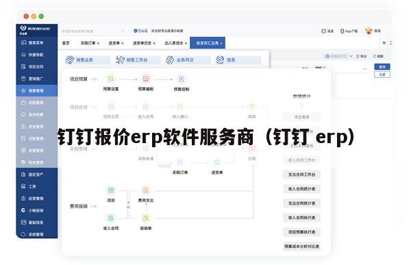 钉钉报价erp软件服务商（钉钉 erp）