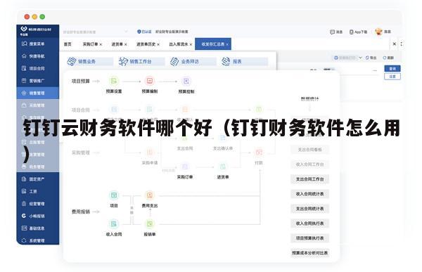 钉钉云财务软件哪个好（钉钉财务软件怎么用）