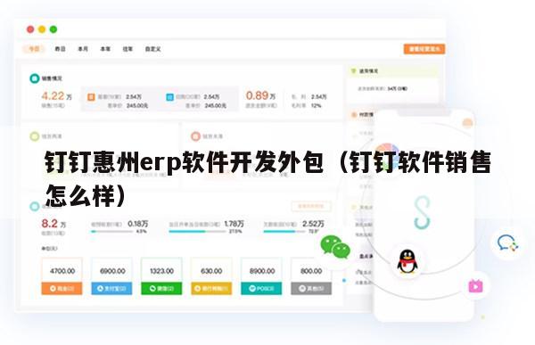 钉钉惠州erp软件开发外包（钉钉软件销售怎么样）