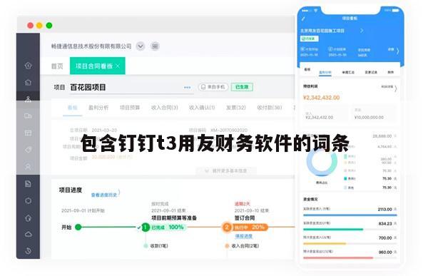 包含钉钉t3用友财务软件的词条