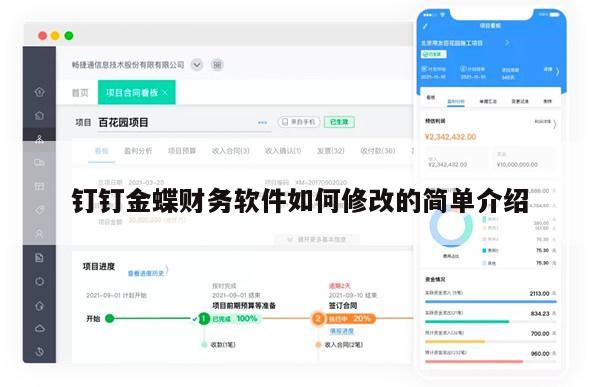 钉钉金蝶财务软件如何修改的简单介绍