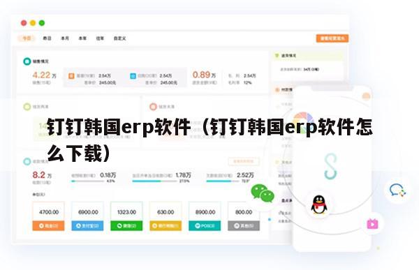 钉钉韩国erp软件（钉钉韩国erp软件怎么下载）