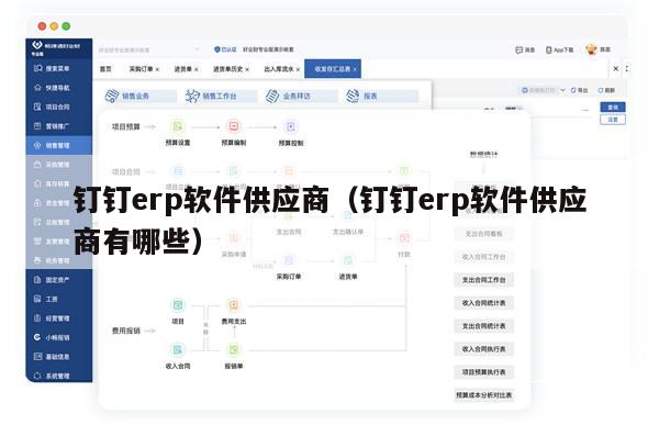 钉钉erp软件供应商（钉钉erp软件供应商有哪些）