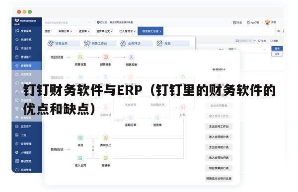 钉钉财务软件与ERP（钉钉里的财务软件的优点和缺点）