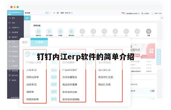钉钉内江erp软件的简单介绍