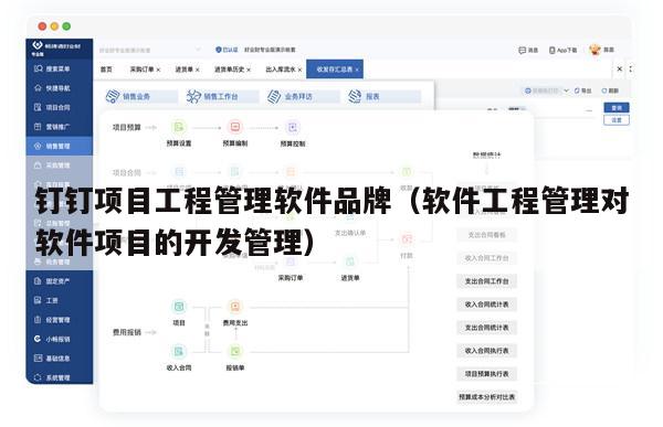 钉钉项目工程管理软件品牌（软件工程管理对软件项目的开发管理）