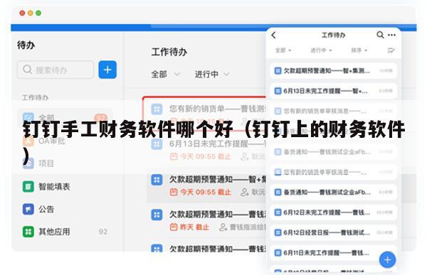 钉钉手工财务软件哪个好（钉钉上的财务软件）
