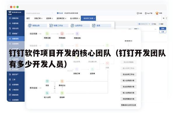 钉钉软件项目开发的核心团队（钉钉开发团队有多少开发人员）