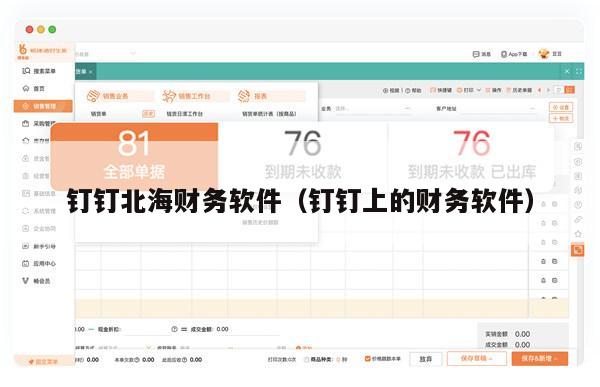 钉钉北海财务软件（钉钉上的财务软件）