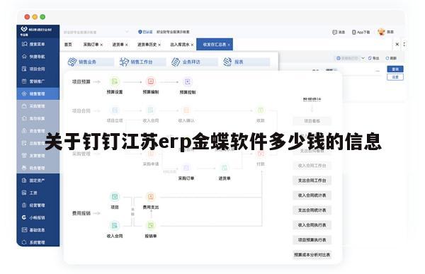 关于钉钉江苏erp金蝶软件多少钱的信息