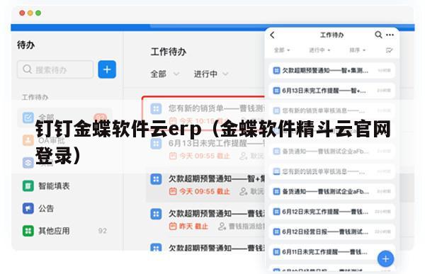 钉钉金蝶软件云erp（金蝶软件精斗云官网登录）