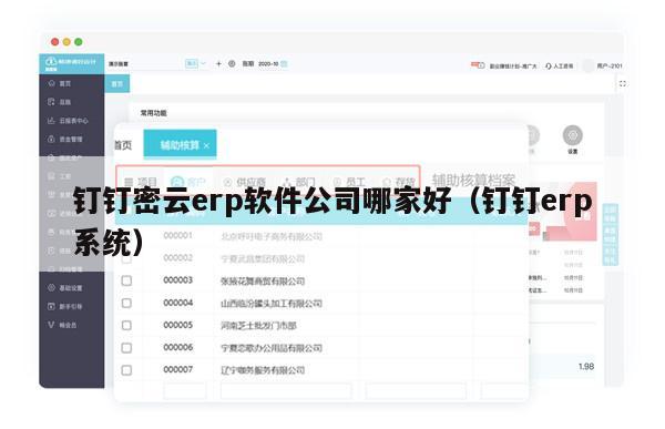 钉钉密云erp软件公司哪家好（钉钉erp系统）