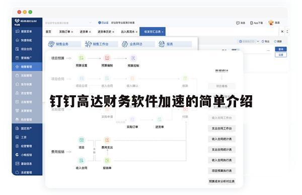 钉钉高达财务软件加速的简单介绍