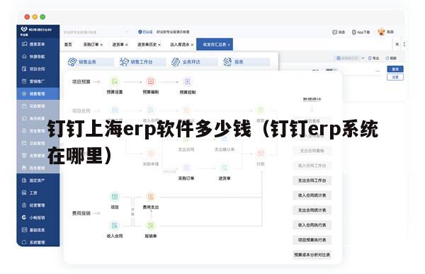 钉钉上海erp软件多少钱（钉钉erp系统在哪里）